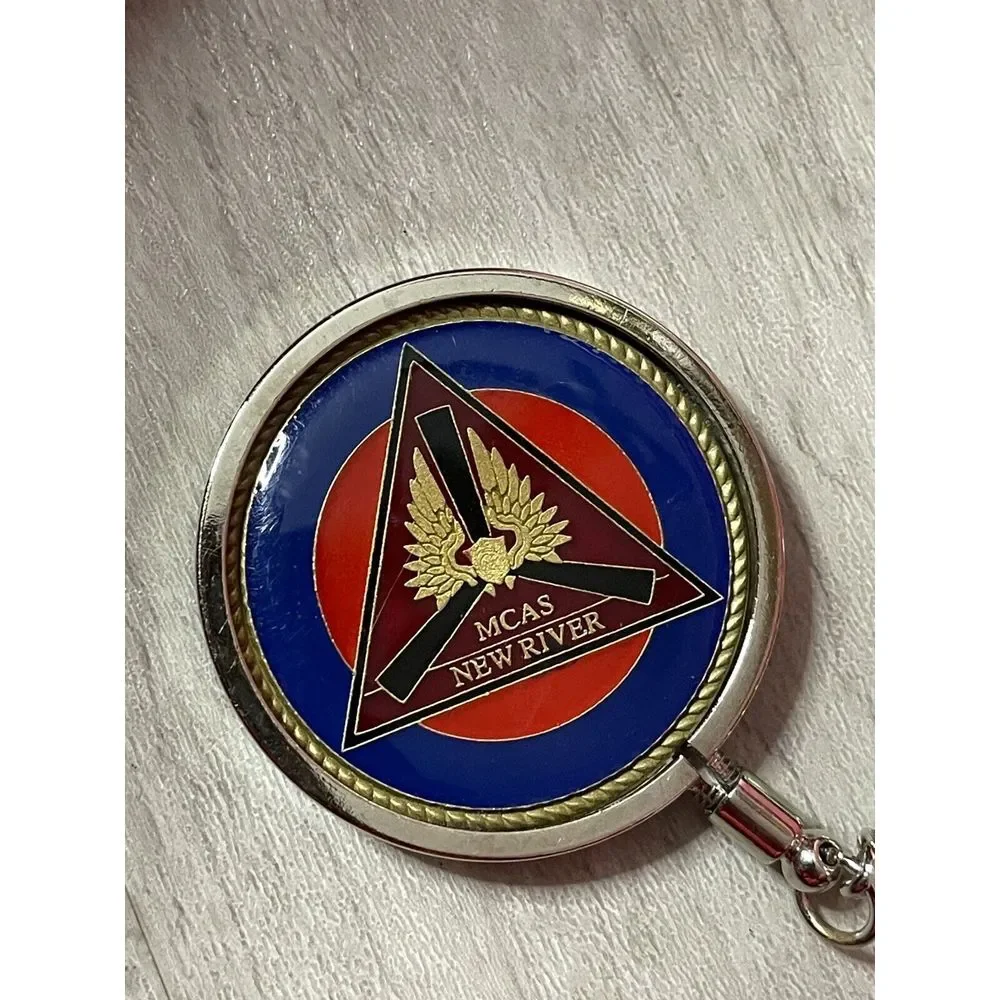 MCA'S NEW RIVeR ENAMEL KEY RING KEY CHAIN  KEYRING KEYCHAIN‎ 1.5 INCHES 01